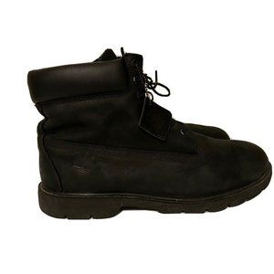 Timberland Men's 6” Black Leather Boots Nubuck Leather Size 15 M 19039